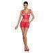 Бодистокинг мини-платье с бабочками Passion BS090 One Size red