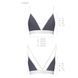 Спортивный топ с двойными бретелями Passion PS007 TOP S, dark grey