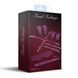 Набор Feral Feelings BDSM Kit 5 Burgundy, наручники, поножи, крестовина, маска, паддл