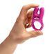 Эрекционное виброкольцо с двойной стимуляцией клитора Fun Factory NŌS CLASSIC Magenta, 2 мотора