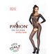 Бодистокинг Passion BS042 black, комбинезон, длинный рукав, закрытое плечо