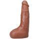 Кончающий фаллоимитатор Doc Johnson The Realistic Cock ULTRASKYN - Squirting 9,5 Inch Caramel