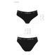 Трусики-сліпи з бавовни та еластаном Passion PS004 PANTIES L, black