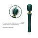 Вибромассажер с насадками Zalo &mdash; Kyro Wand Turquoise Green