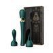 Вибромассажер с насадками Zalo &mdash; Kyro Wand Turquoise Green