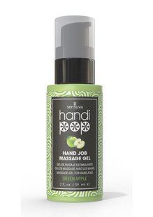 Смачний гель для вишуканих мануальних та оральних пестощів Sensuva &mdash; Handipop Green Apple (59 мл)
