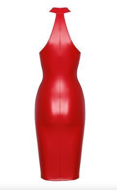 Платье Noir Handmade F354 Red powerwetlook dress - L