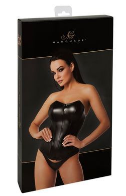 Корсет Noir Handmade F334 Powerwetlook corset - XL