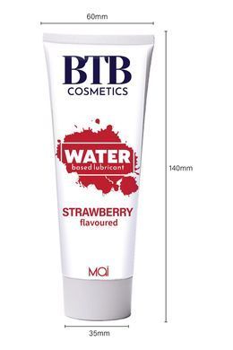 Змазка на водній основі BTB FLAVORED STRAWBERRY з ароматом полуниці (100 мл)