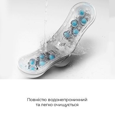 Мастурбатор Tenga Flip Orb &mdash; Blue Rush, з можливістю зміни тиску та стимулювальними кульками всереди
