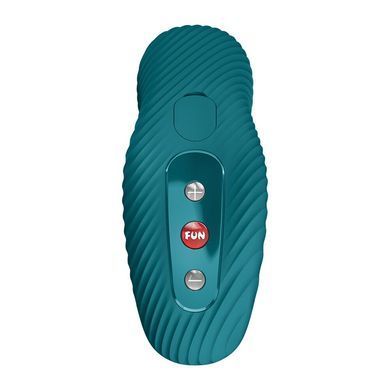 Накладной вибратор Fun Factory LAYA III Bottle Green, эффект постукивания пальцем