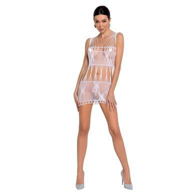 Бодистокинг мини-платье с бабочками Passion BS090 One Size white