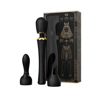Вибромассажер с насадками Zalo &mdash; Kyro Wand Obsidian Black