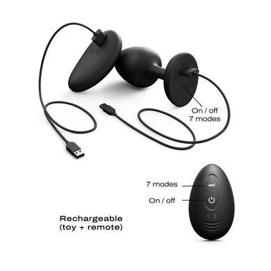 Анальная вибропробка Dorcel GEISHA PLUG INFINITE M