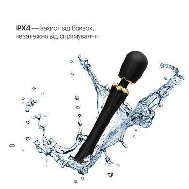 Вибромассажер с насадками Zalo &mdash; Kyro Wand Obsidian Black
