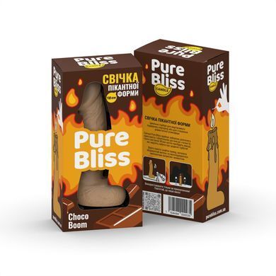 Ароматная свеча пикантной формы Pure Bliss Brown Choco Boom (Шоколад) 18 см