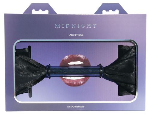 Кляп Sportsheets Midnight Lace Bit Gag