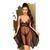 Бэби-долл с ажурным браллетом и ассиметричным подолом Penthouse - Naughty Doll Black L/XL