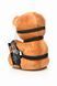 Плюшевый медвежонок ROPE Teddy Bear БДСМ в кожаной маске и обвязке, 22x16x12 см
