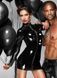 Платье с мокрым эффектом Noir Handmade F187 PVC mini dress, M
