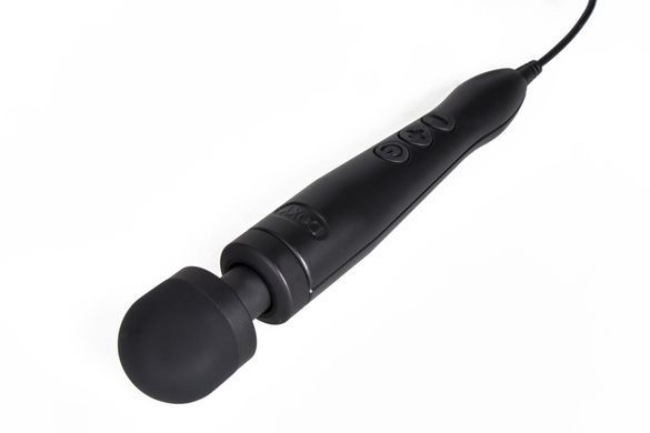 Вибромассажер DOXY Die Cast 3 Matt Black, очень мощный, питание 220В, металлический корпус