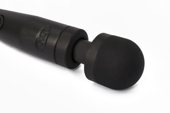 Вибромассажер DOXY Die Cast 3 Matt Black, очень мощный, питание 220В, металлический корпус