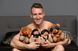 Плюшевый медвежонок ROPE Teddy Bear БДСМ в кожаной маске и обвязке, 22x16x12 см