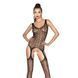 Бодистокинг Passion BS043 black, комбинезон, имитация чулок
