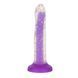 Светящийся в темноте фаллоимитатор ADDICTION Rave 8&Prime; Glow in the Dark Dildo Purple Confetti , 20,3 см