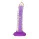 Светящийся в темноте фаллоимитатор ADDICTION Rave 8&Prime; Glow in the Dark Dildo Purple Confetti , 20,3 см