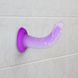 Светящийся в темноте фаллоимитатор ADDICTION Rave 8&Prime; Glow in the Dark Dildo Purple Confetti , 20,3 см
