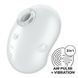 Вакуумний кліторальний стимулятор з вібрацією Satisfyer Cutie Ghost White