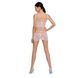 Бодистокинг мини-платье с бабочками Passion BS090 One Size white