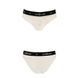 Трусики с широкой резинкой и кружевом Passion PS001 PANTIES ecru, size XL