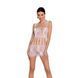 Бодистокинг мини-платье с бабочками Passion BS090 One Size white