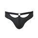 Мужские слипы с вырезами Passion 041 SLIP JOE L/XL Black, экокожа, открытые ягодицы