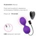 Вагинальные шарики с вибрацией Adrien Lastic Kegel Vibe Purple, диаметр 3,7см