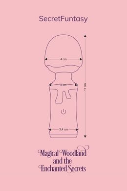 Мини-вибромассажер FairyGasm SecretFuntasy violet