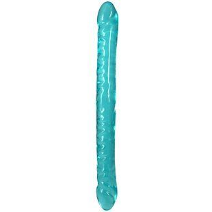 Фаллоимитатор двусторонний Doc Johnson Crystal Jellies Double Dong