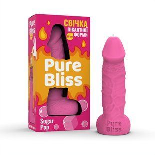 Ароматная свеча пикантной формы Pure Bliss Pink Sugar Pop (Жвачка) 18 см