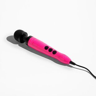 Вибромассажер DOXY Die Cast 3 Hot Pink, очень мощный, питание 220В, металлический корпус