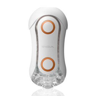 Мастурбатор Tenga Flip Orb &mdash; Orange Crash, з можливістю зміни тиску та стимулювальними кульками всер