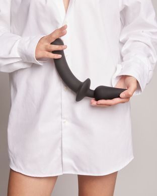 Анальная пробка с дилдо 2в1 Strap-On-Me SWITCH PLUG-IN DILDO Black XXL, диаметр 5,2/3,9 см