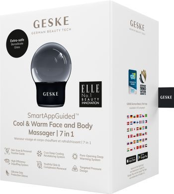 Масажер для обличчя і тіла GESKE Cool&Warm Face and Body Massager 7в1 black