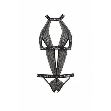 Напівпрозоре боді з вирізами Passion Exclusive Mirajane Body black S/M, black
