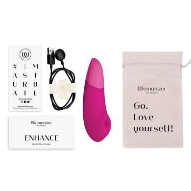 Вакуумный клиторальный стимулятор Womanizer Enhance Pink