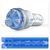 Мастурбатор Fleshlight Turbo Core Blue Ice, оральный секс (глубокое горло)