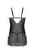Пеньюар Passion DROSERA CHEMISE black, S/M, кружевной лиф со стрепами, трусики в комплекте