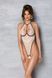 Боди с доступом Passion CHIKA BODY L/XL, cream