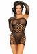 Leg Avenue 2 PC Tube dress and gloves OS Black